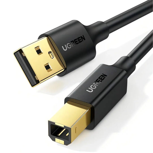 Cable USB para Impresora UGREEN US135 USB-A a USB-B 2m 480Mbps