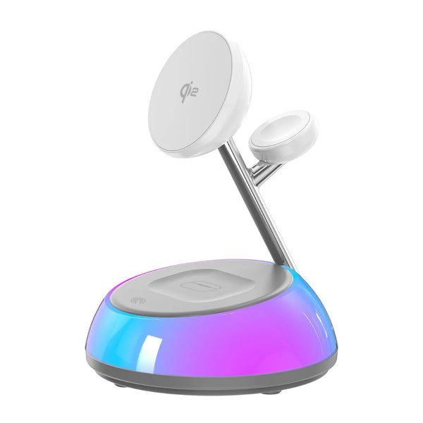 Cargador Inalámbrico 3 en 1 WIWU Aurora Qi2 22.5W