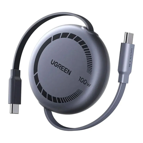 Cable USB-C a USB-C Retráctil UGREEN Nexode L531 100W 1m con Carga Rápida PD