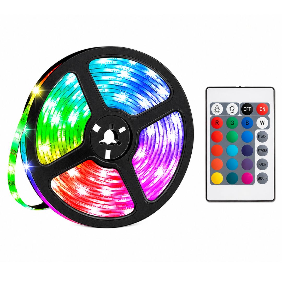 Tira LED RGB Hoco DL30 4m USB con Control Remoto 120 LEDs y App
