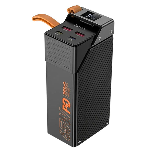 Power Bank Hoco DB100 30000 mAh 65W PD para Laptop y Celular con Pantalla LED