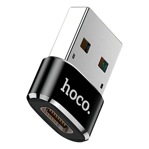Adaptador USB-A a Tipo C Hoco UA6 OTG para Carga y Transferencia de Datos