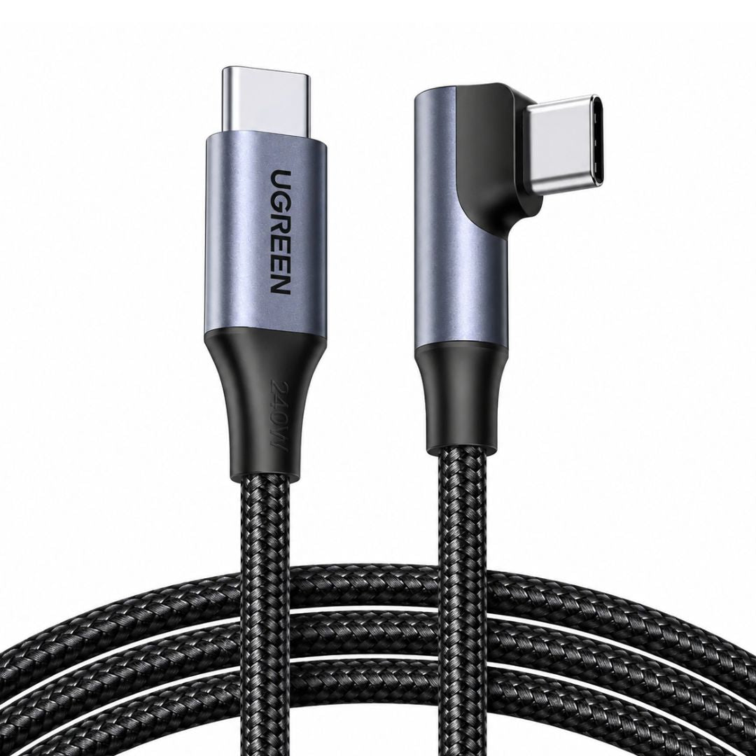 Cable USB-C a USB-C UGREEN L536 240W 1m Carga Rápida PD Trenzado