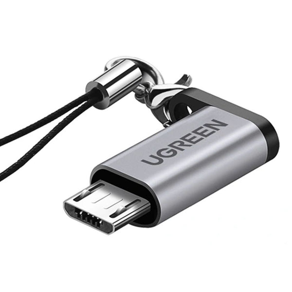 Adaptador Micro USB a USB-C UGREEN US282 2A Carga Rápida y Datos 480Mbps