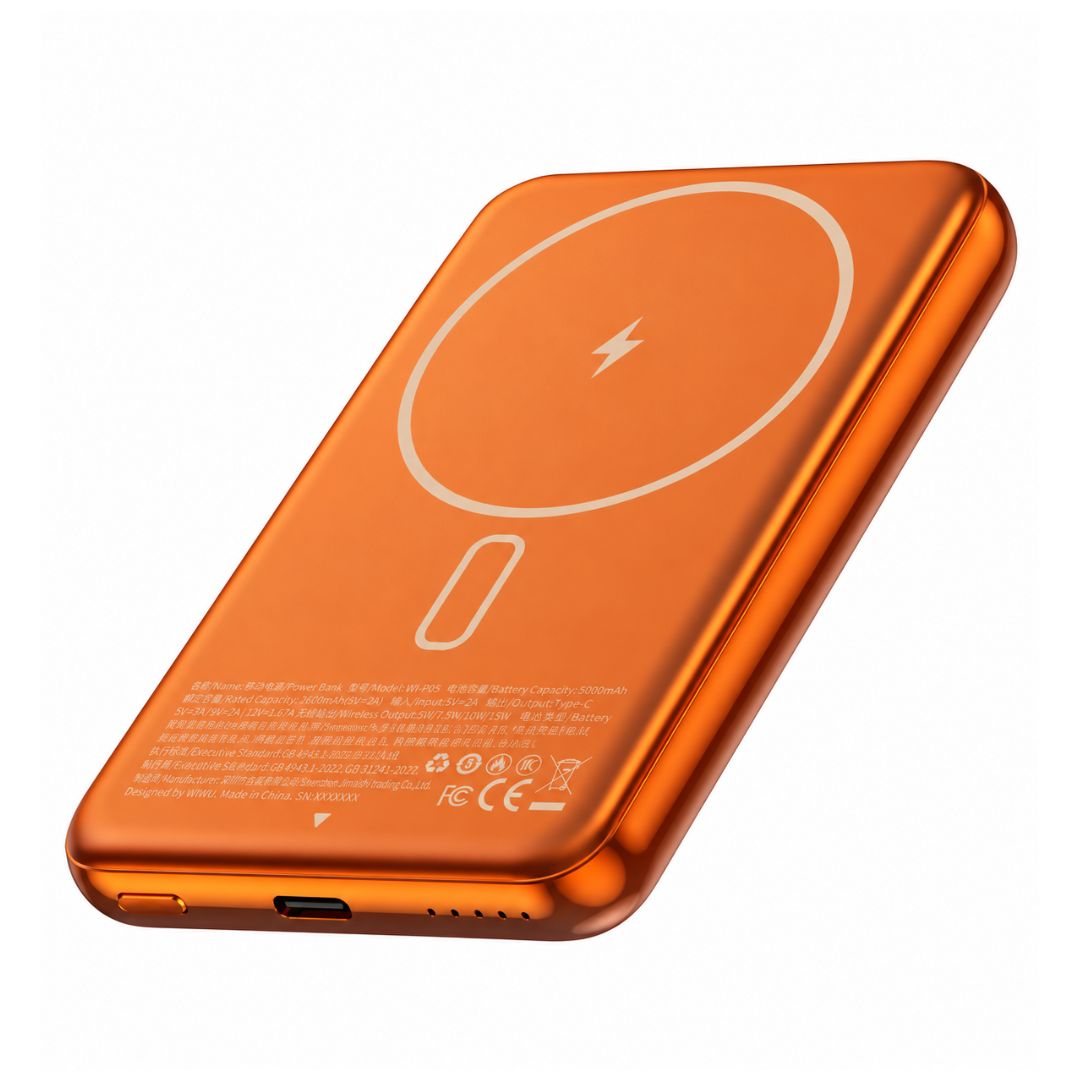 Power Bank Magnético WIWU Wi-P089 10000mAh 15W PD 20W