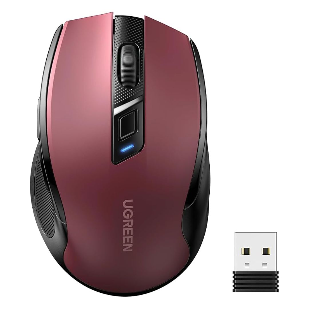 Mouse Inalámbrico UGREEN MU006 Bluetooth 2.4G 4000 DPI Silencioso