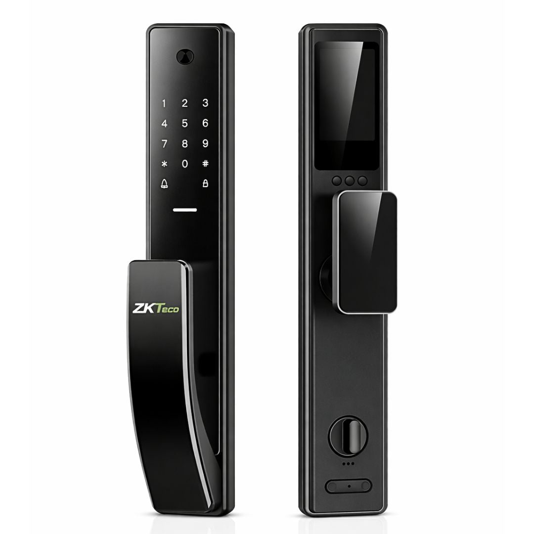 Cerradura Inteligente WiFi para Puerta ZKTeco TL800 con Huella Tarjeta Cámara y Pantalla