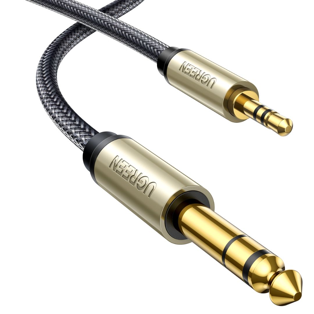 Cable de Audio UGREEN AV127 3.5 mm a 6.35 mm TRS HiFi 2m