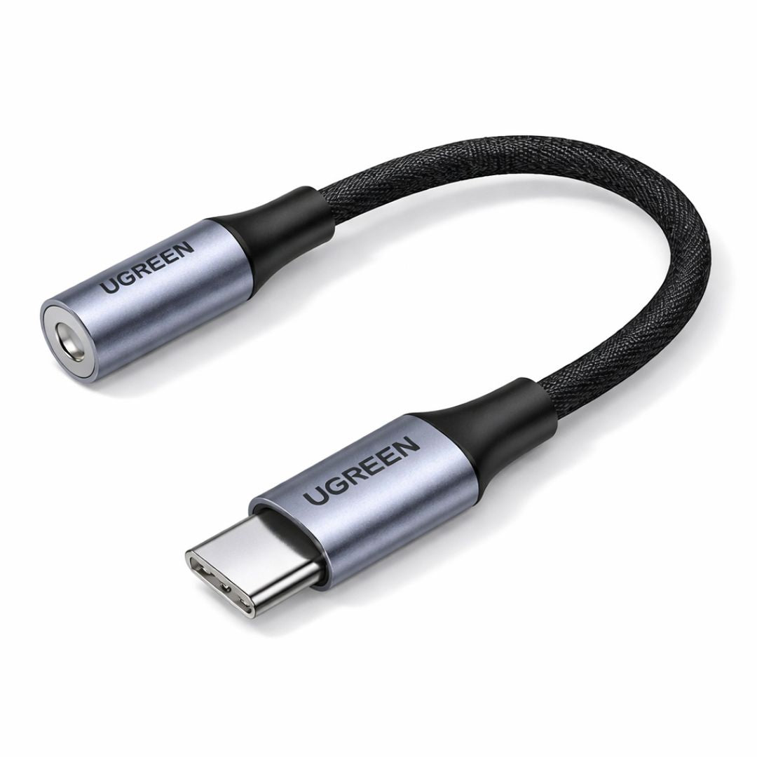 Adaptador USB-C a Jack 3.5mm UGREEN Cable Audio Tipo C a Auxiliar AV142