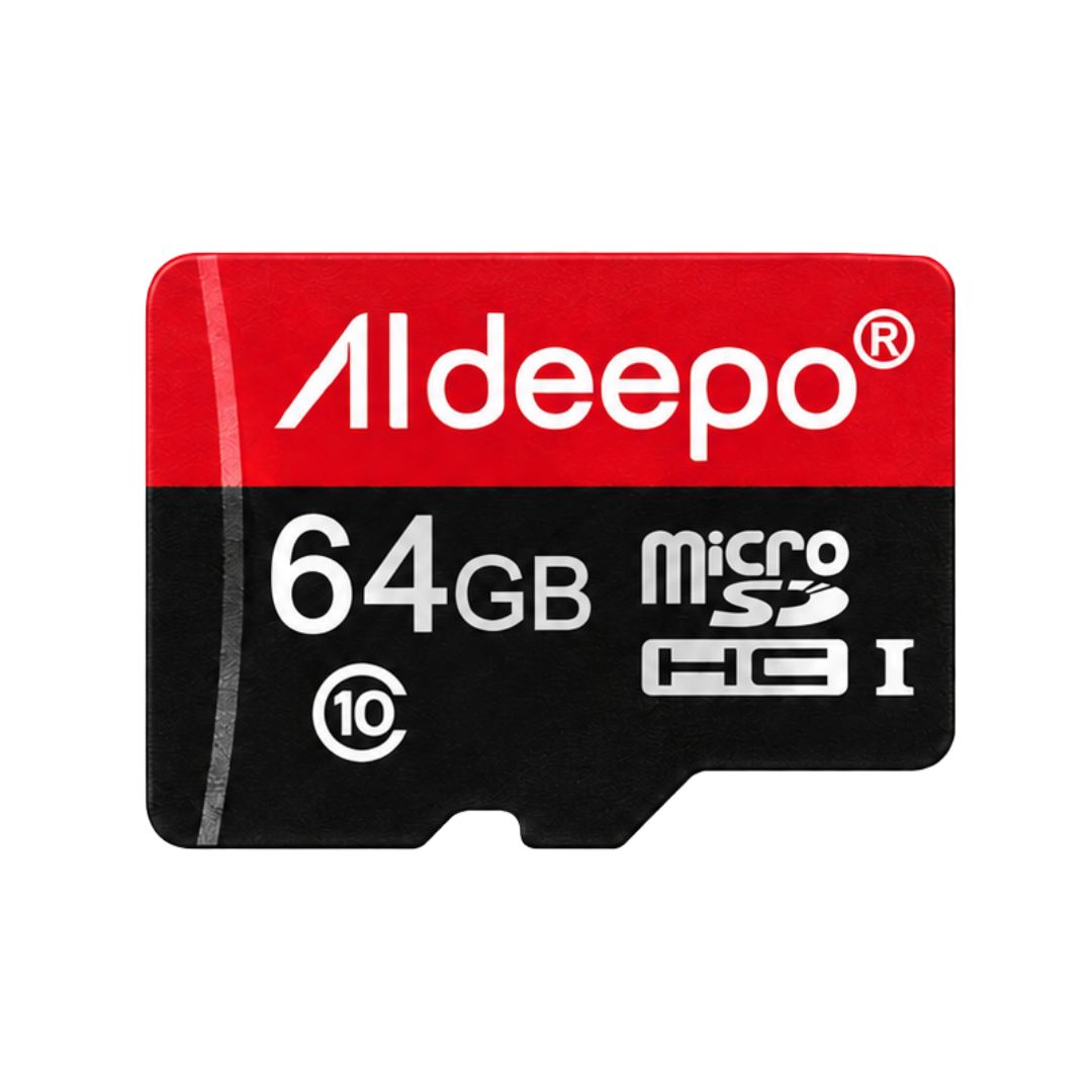 Memoria MicroSD Aldeepo 64GB Clase 10 con Adaptador SD