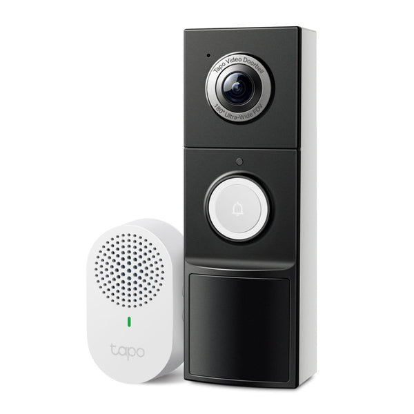Timbre Inteligente TP-Link Tapo D235 2K 5MP con Cámara 180° y Timbre Interior