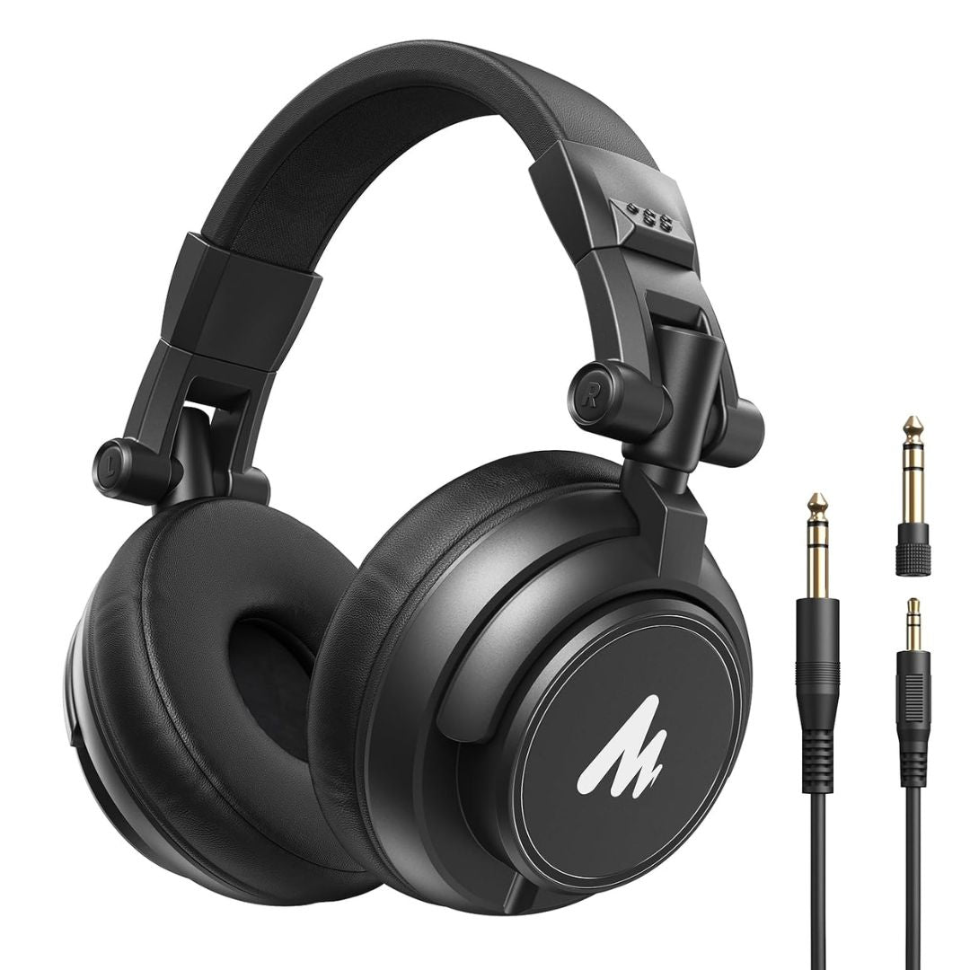 Audífonos Maono MH601 Profesionales de Estudio DJ 50mm Cerrados 32 Ohm con Cable 3m