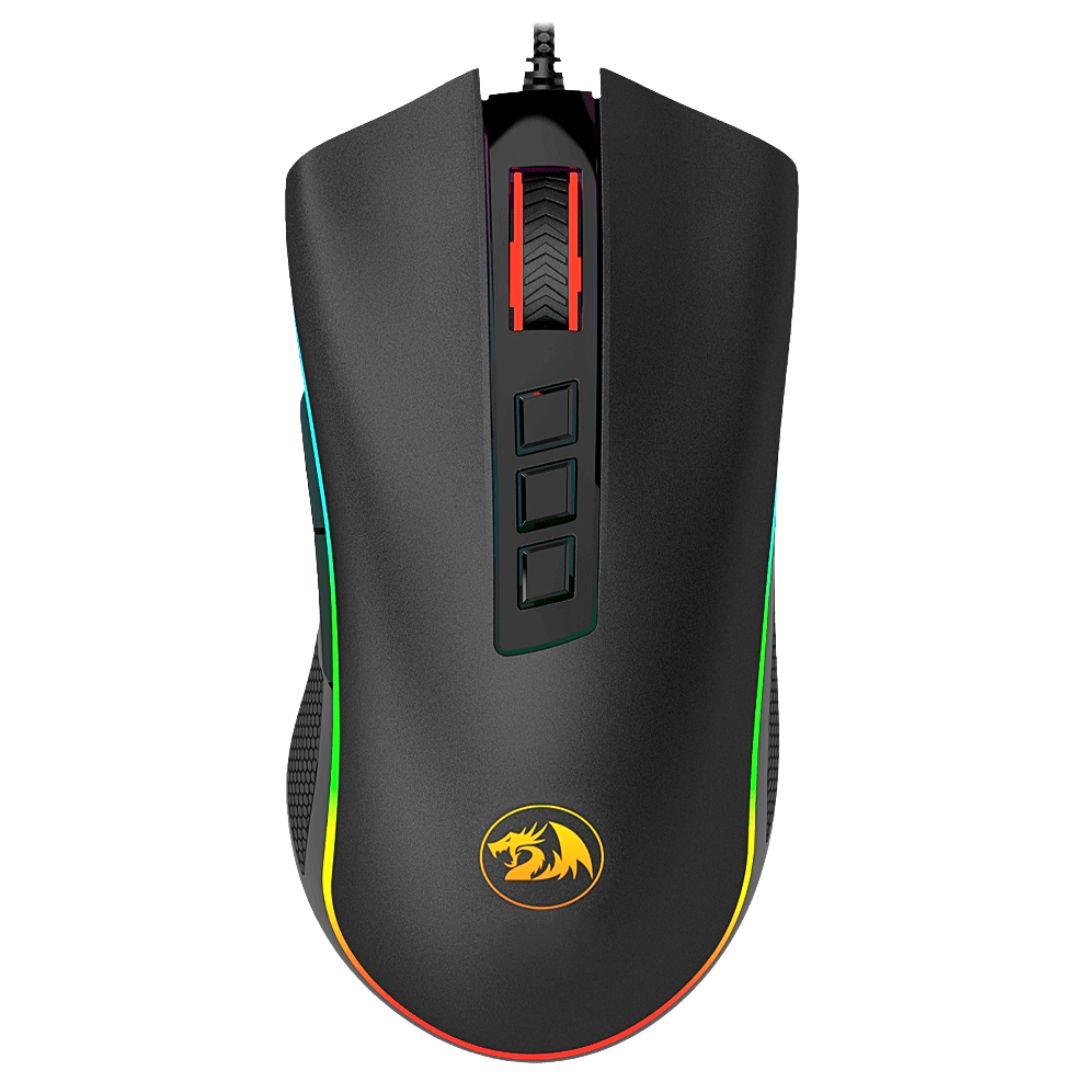 Mouse Gamer Redragon M711 Cobra RGB 10000 DPI con 8 Botones Programables y Software