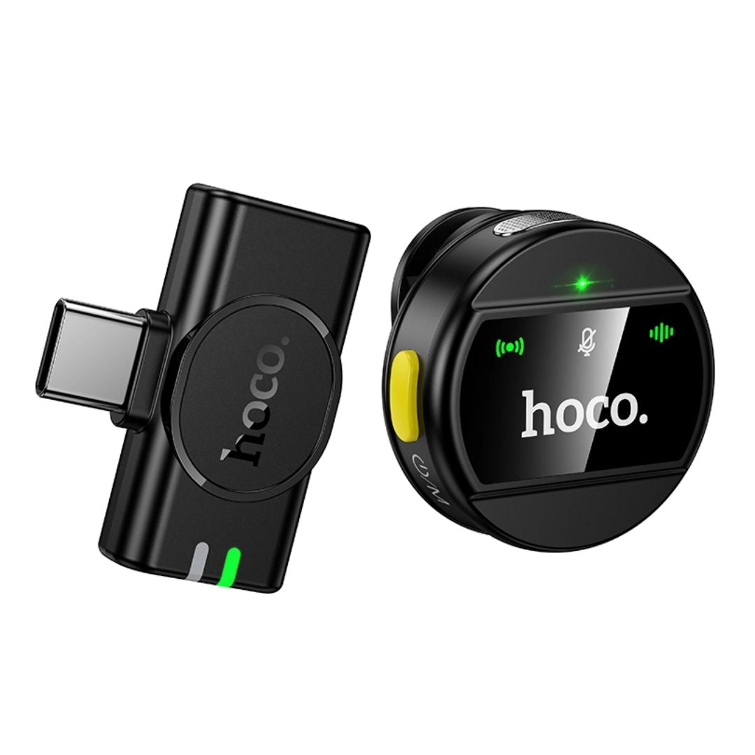 Micrófono Solapero Inalámbrico Hoco L21 Charm USB-C para Celular con Reducción de Ruido ENC
