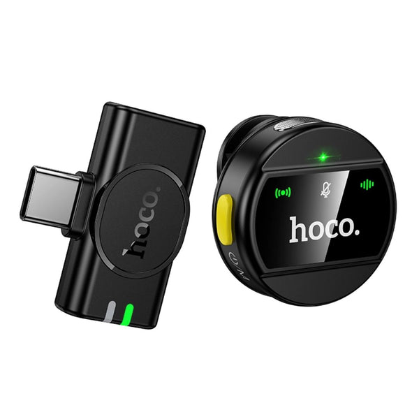 Micrófono Solapero Inalámbrico Hoco L21 Charm USB-C para Celular con Reducción de Ruido ENC