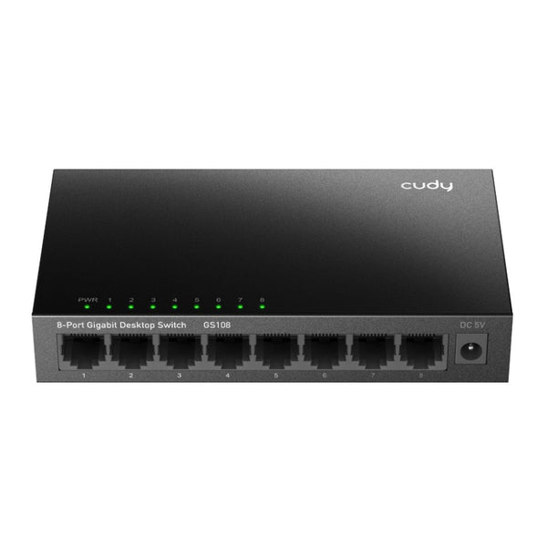 Switch de Red Gigabit Ethernet Cudy GS108 8 Puertos RJ45 Metálico