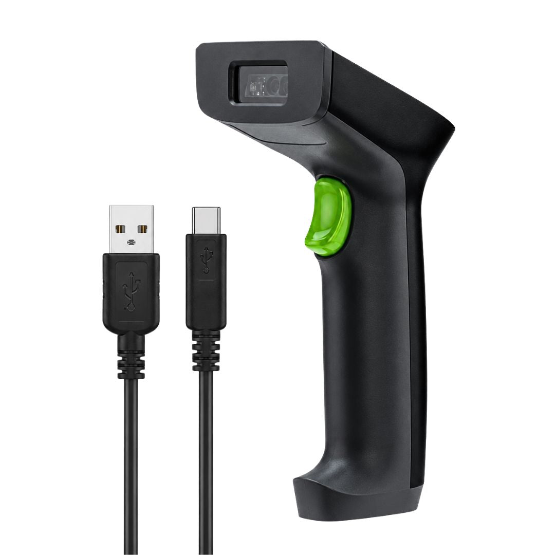 Lector de Código de Barras ZKTeco ZKB101S 1D Láser USB Cableado