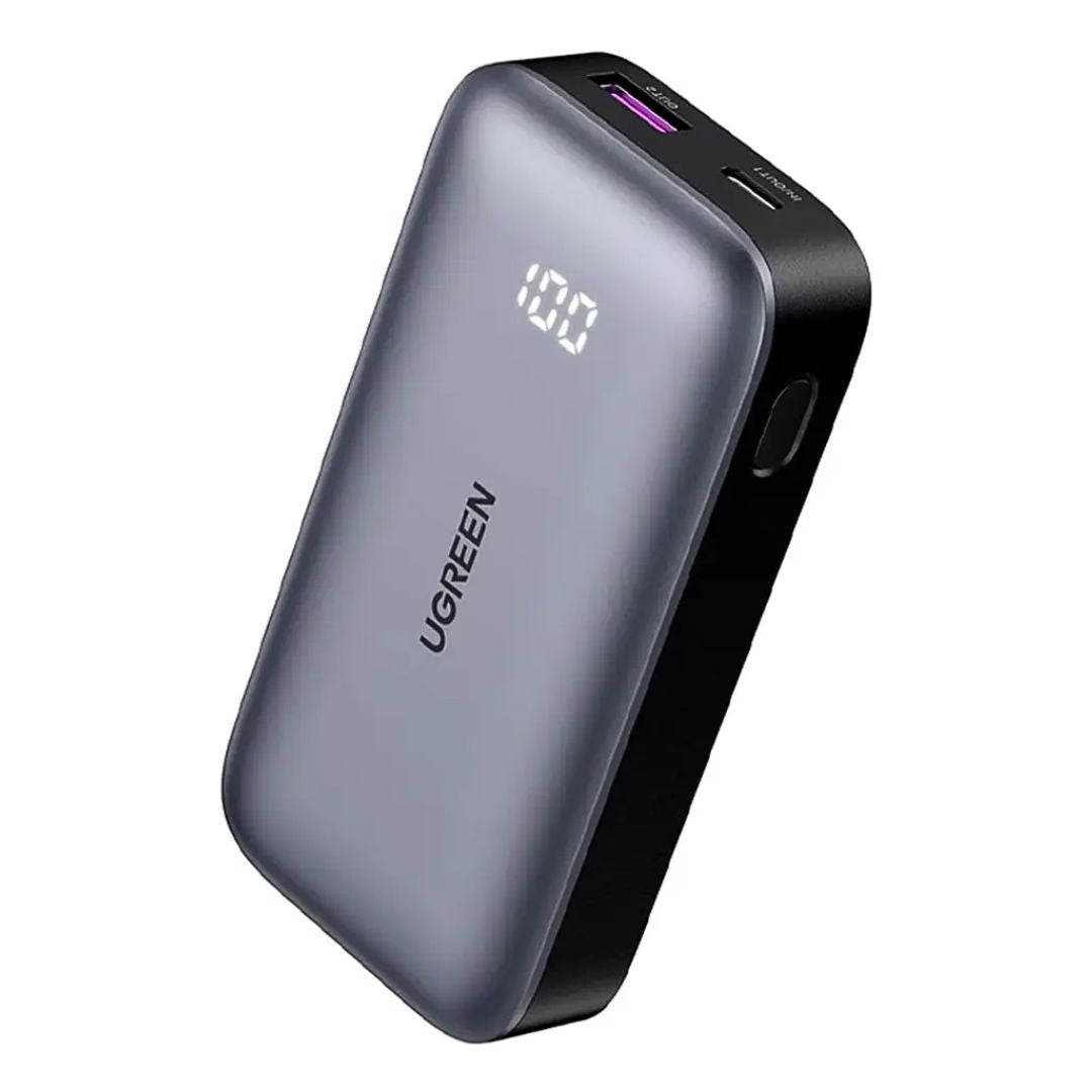 Power Bank UGREEN Nexode PB502 10000 mAh Carga Rápida 30W PD USB-C con Pantalla TFT