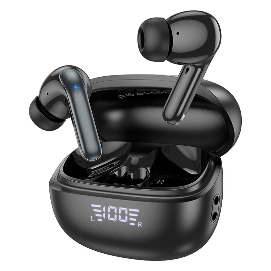 Audífonos Bluetooth Hoco EQ5 Energy TWS con ANC, ENC, Pantalla LED y Bluetooth 5.3