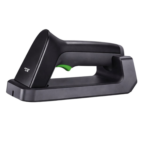 Escáner de Código de Barras Inalámbrico ZKTeco ZKB105S 1D 2.4G Recargable con Base de Carga Magnética