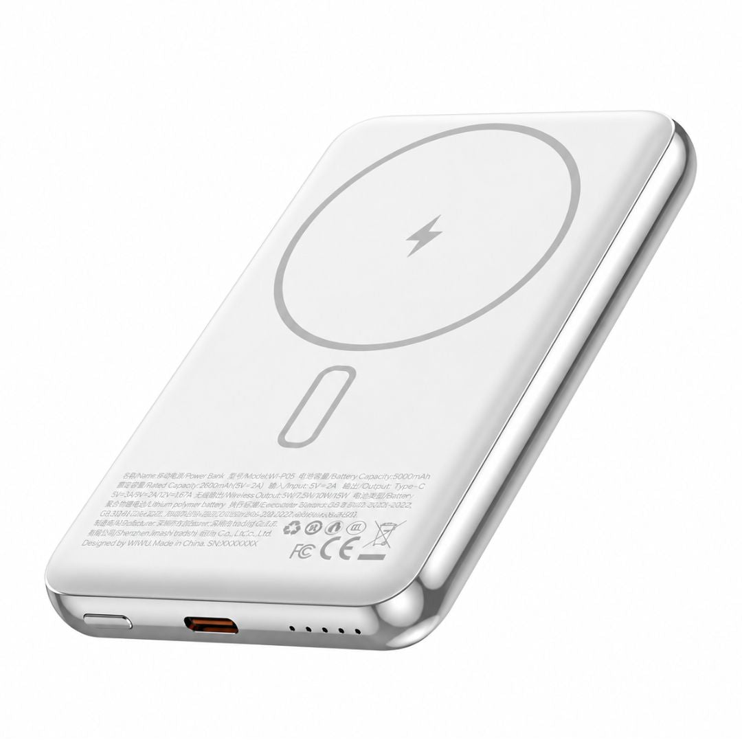 Power Bank Magnético WIWU Wi-P089 10000mAh 15W PD 20W