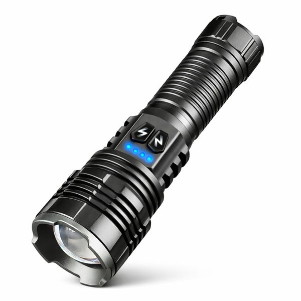 Linterna Recargable Lidimi LD-L1410A con Zoom Telescópico USB Tipo C y Power Bank