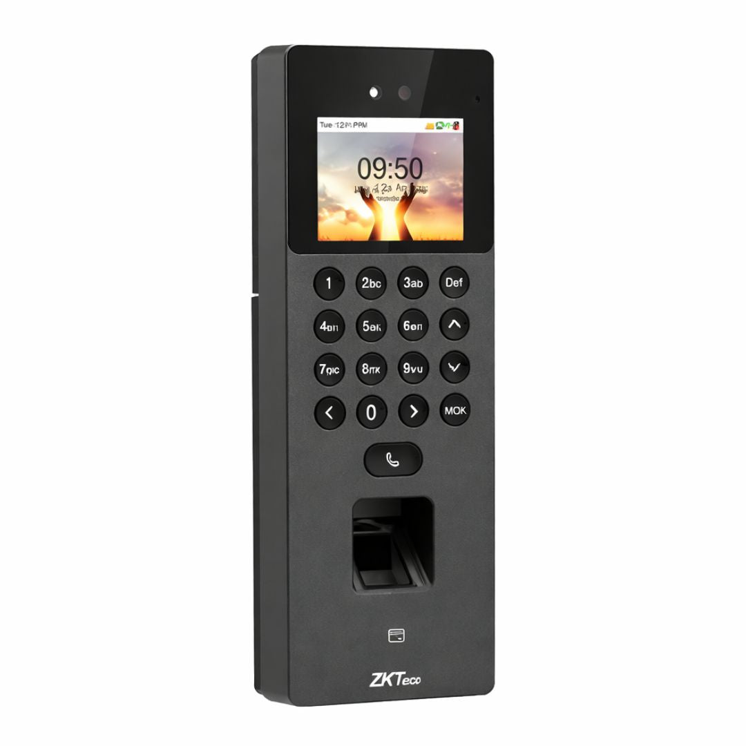 Control de Acceso Facial ZKTeco SenseFace 2A con Huella Tarjeta RFID y Videoportero IP