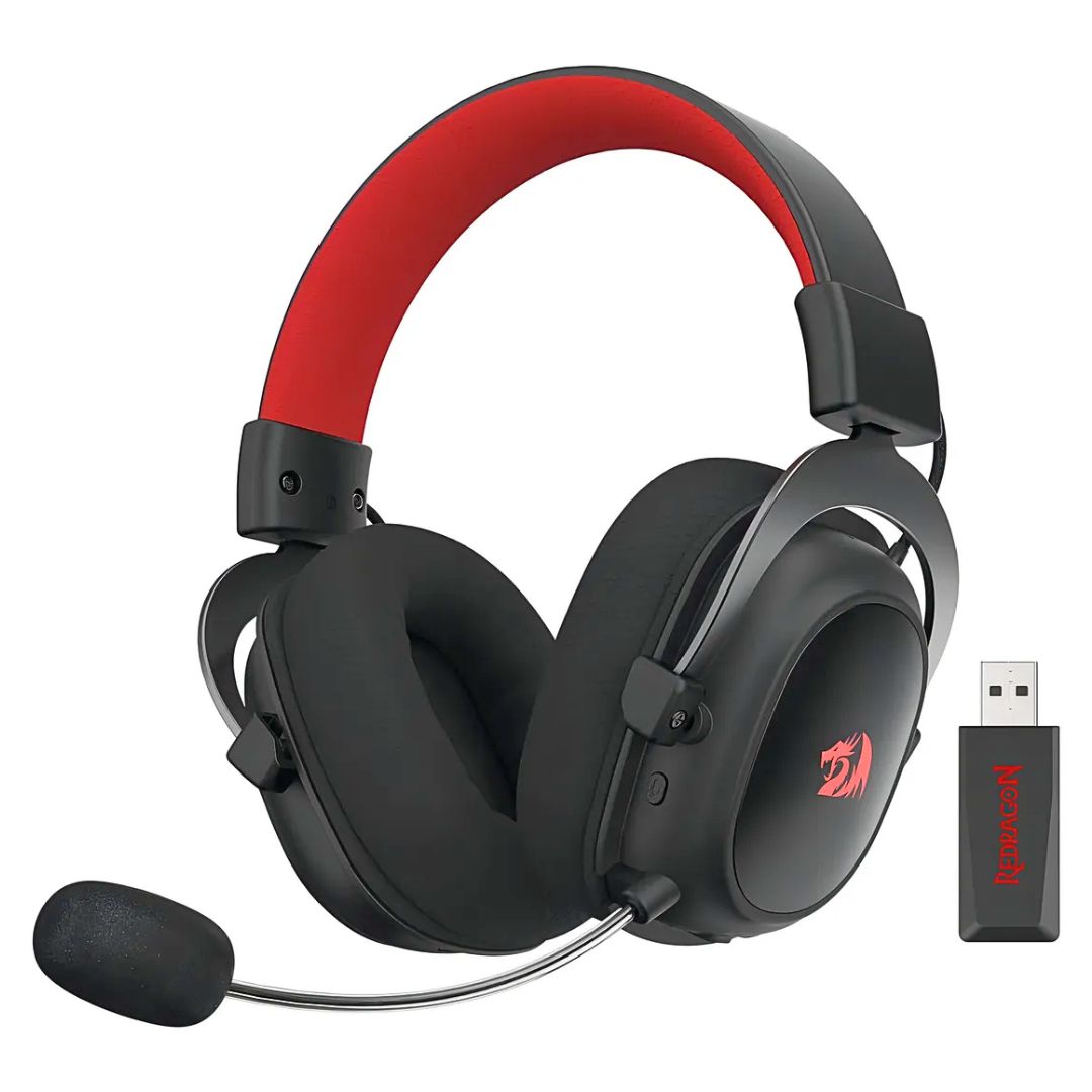 Audífonos Gamer Inalámbricos Redragon Zeus Pro H510-PRO RGB 7.1 Bluetooth 2.4G USB-C
