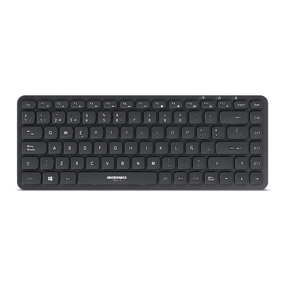 Teclado Inalámbrico Micronics Fenix 3 K603-3M Bluetooth 2.4GHz Recargable