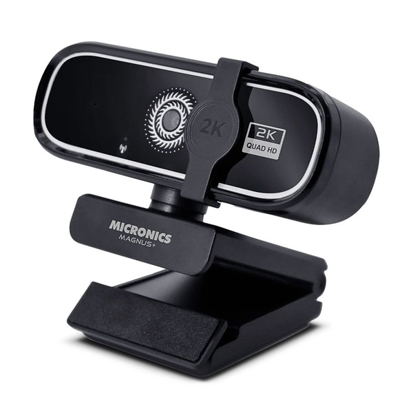 Cámara Web Micronics Magnus+ 2K 5MP USB con Micrófono y Trípode