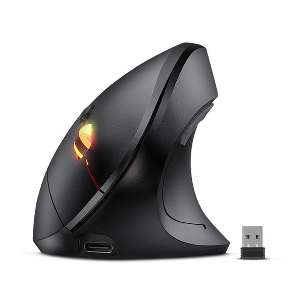 Mouse Vertical Ergonómico Cybertel M521 Bluetooth 2.4GHz Recargable