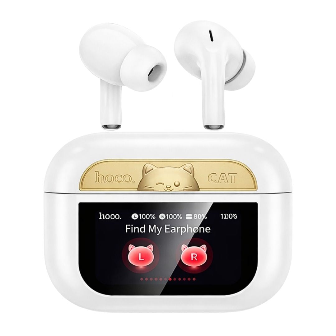Audífonos Bluetooth Hoco EW88 TWS con ANC, Pantalla Táctil LCD y Bluetooth 5.4