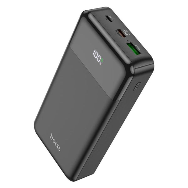 Power Bank 20000 mAh Hoco J102A con Carga Rápida PD 20W QC 3.0 Pantalla LED y USB-C