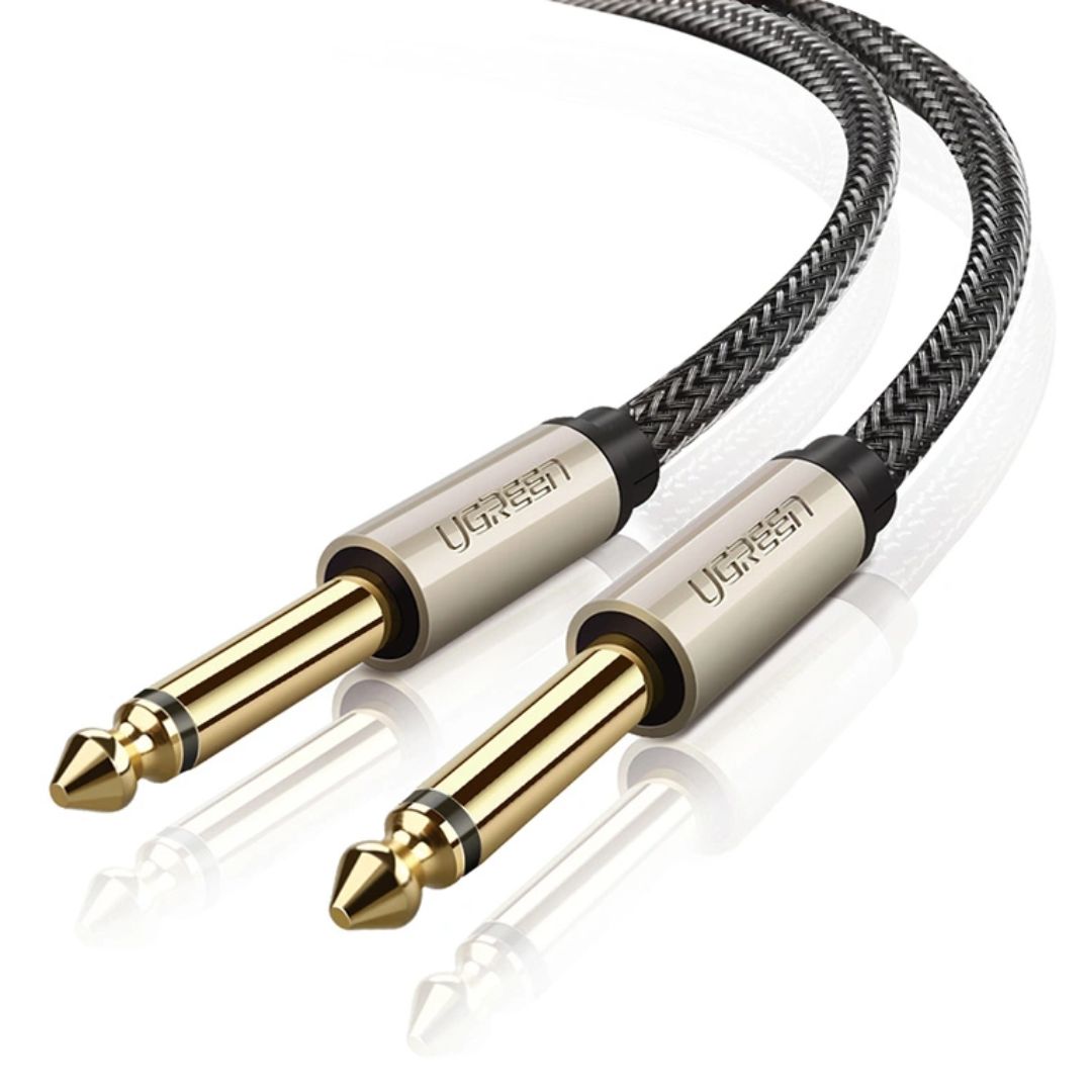 Cable de Audio UGREEN AV128 6.35 mm TRS Macho a Macho HiFi 3m