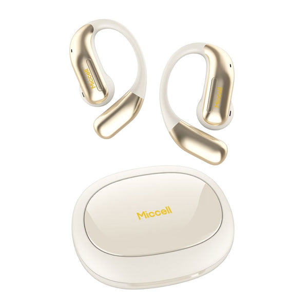 Audífonos Bluetooth Oído Abierto con Clip Inalámbricos Estuche de Carga Miccell VQ-BH31