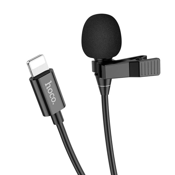 Micrófono de Solapa Hoco L14 Lightning para iPhone y iPad 2m
