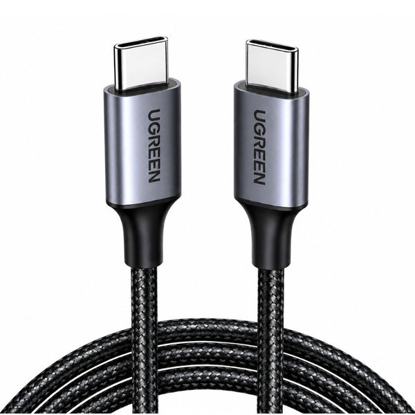 Cable USB-C a USB-C UGREEN US261 60W 1m Carga Rápida PD Trenzado