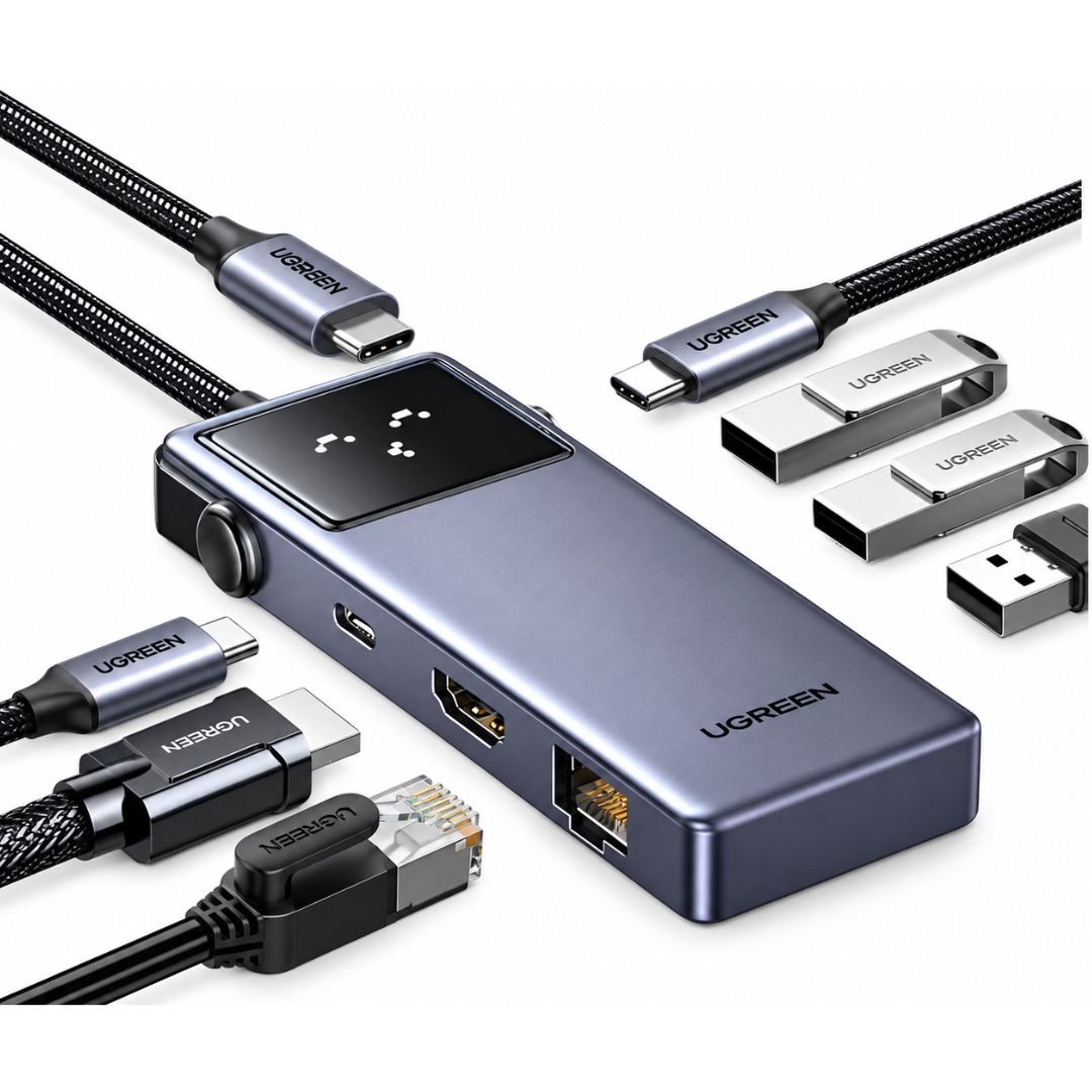 Hub USB-C 7 en 1 UGREEN CM888 HDMI 4K60Hz PD100W Ethernet