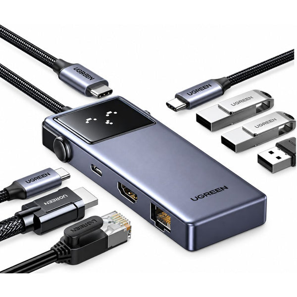 Hub USB-C 7 en 1 UGREEN CM888 HDMI 4K60Hz PD100W Ethernet