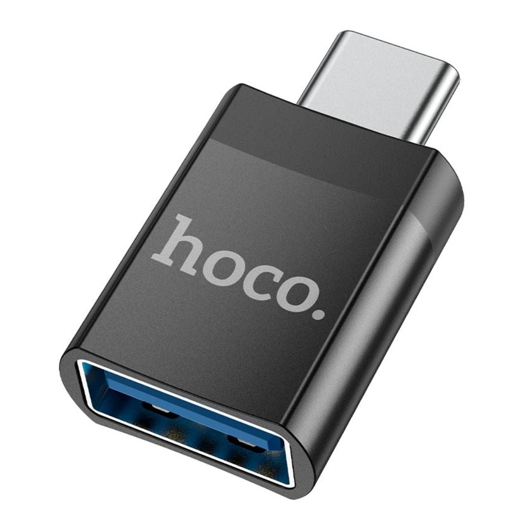 Adaptador OTG USB-C a USB-A 3.0 Hoco UA17 para Celular y Laptop
