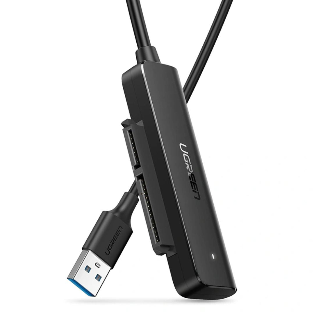 Adaptador USB 3.0 a SATA UGREEN CM321 para HDD SSD 2.5" con UASP 5Gbps