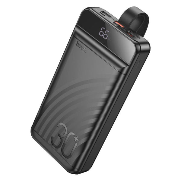 Power Bank 30000 mAh Hoco J123B con Carga Rápida 22.5W PD 20W Pantalla LED y Linterna