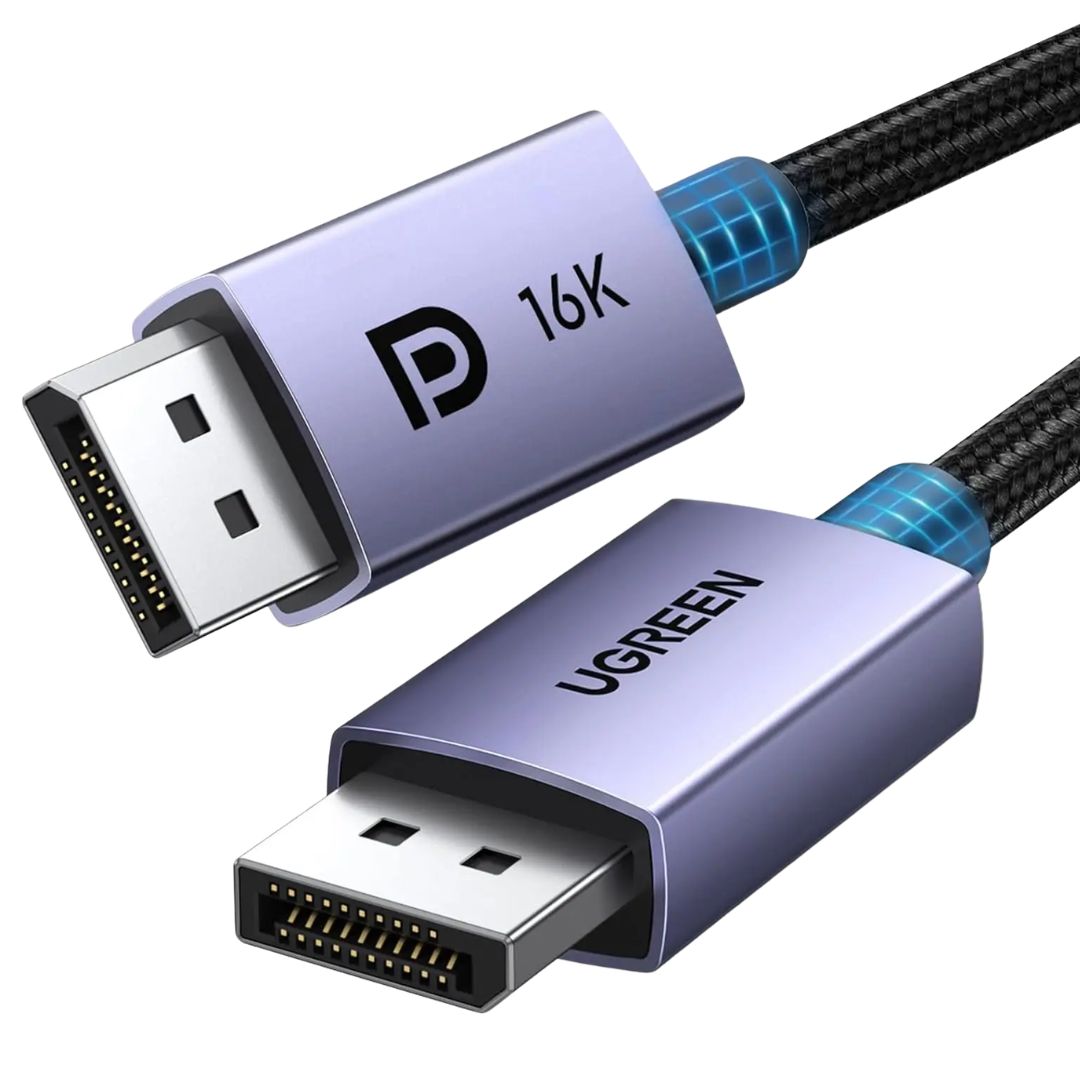Cable DisplayPort 2.1 UGREEN DP118 1m 16K 80Gbps HDR 240Hz