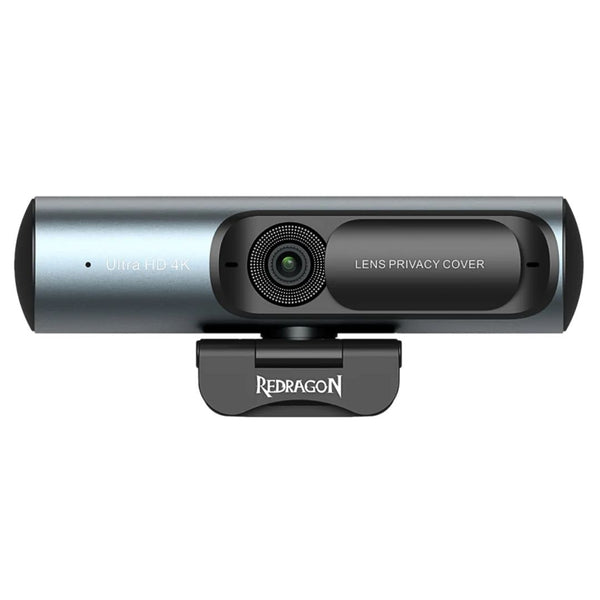Cámara Web 4K Redragon GW911 Cyberlens UHD con Micrófono Dual y Autofoco para Streaming
