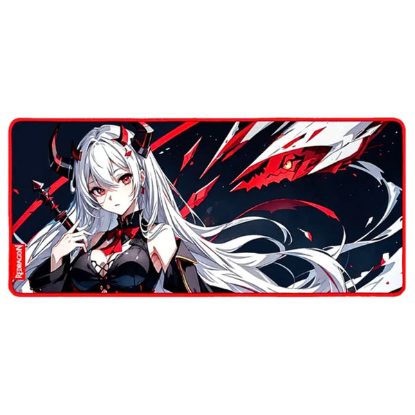 Mousepad Gamer XL Redragon AK L Diseño Anime 90 x 40 cm Antideslizante Impermeable
