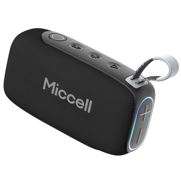 Parlante Bluetooth 20W Bass Boost IPX7 Luces RGB Batería 3000mAh Miccell VQ-SP55