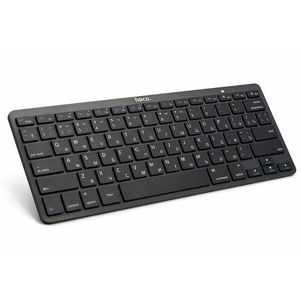 Teclado Inalámbrico Bluetooth Hoco DI18 Recargable con Modo Dual 2.4G para PC Laptop Tablet y Celular