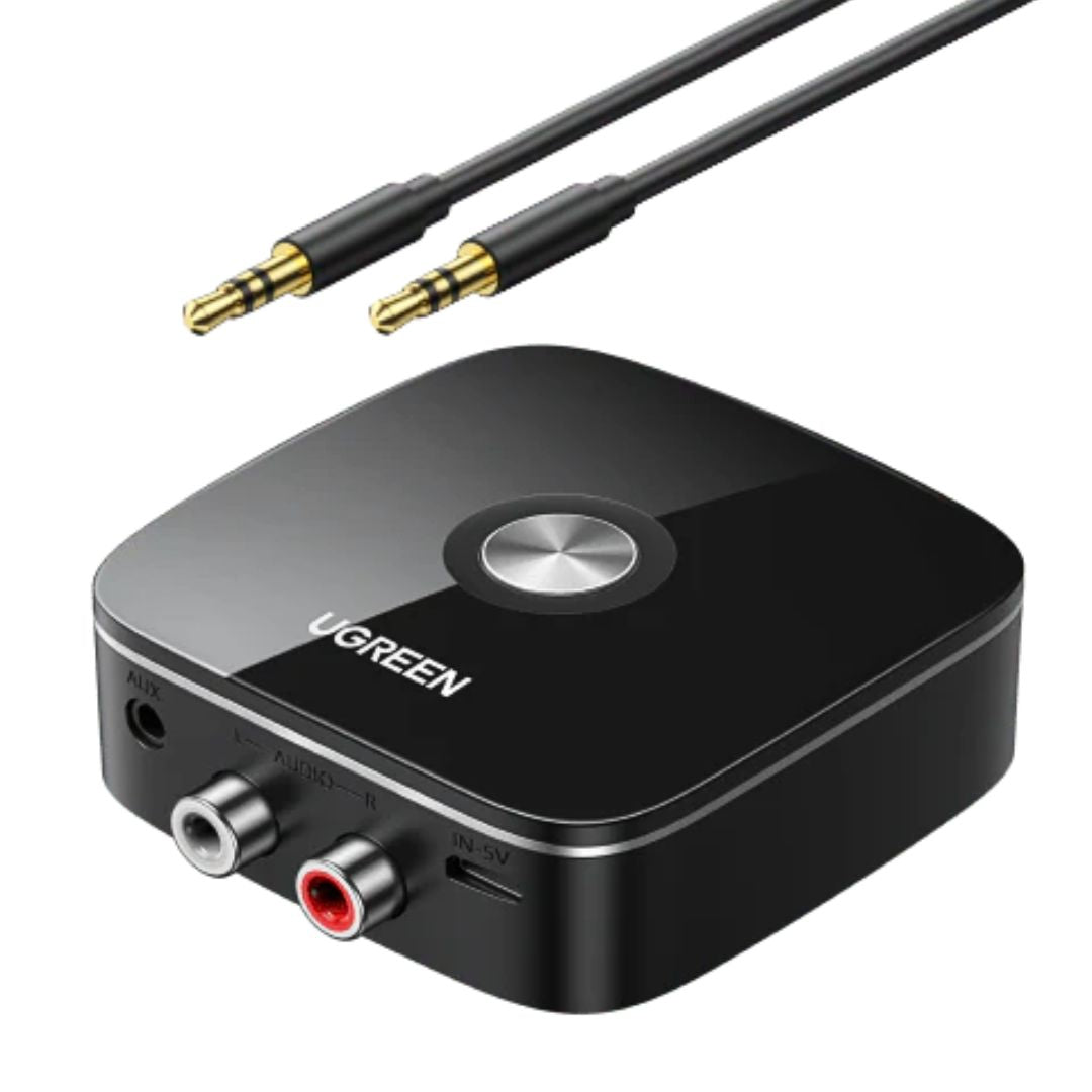 Receptor Bluetooth UGREEN CM106 Audio Inalámbrico 5.1 con Salida 3.5 mm y RCA