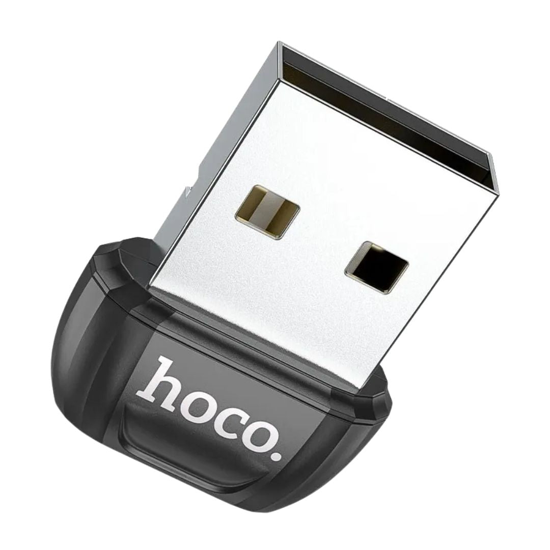 Adaptador USB Bluetooth 5.0 Hoco UA18 para PC Laptop Audífonos Teclado Mouse e Impresora