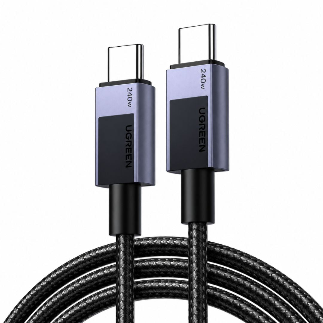 Cable USB-C a USB-C UGREEN 240W 2m L513 Carga Rápida PD 3.1 Trenzado